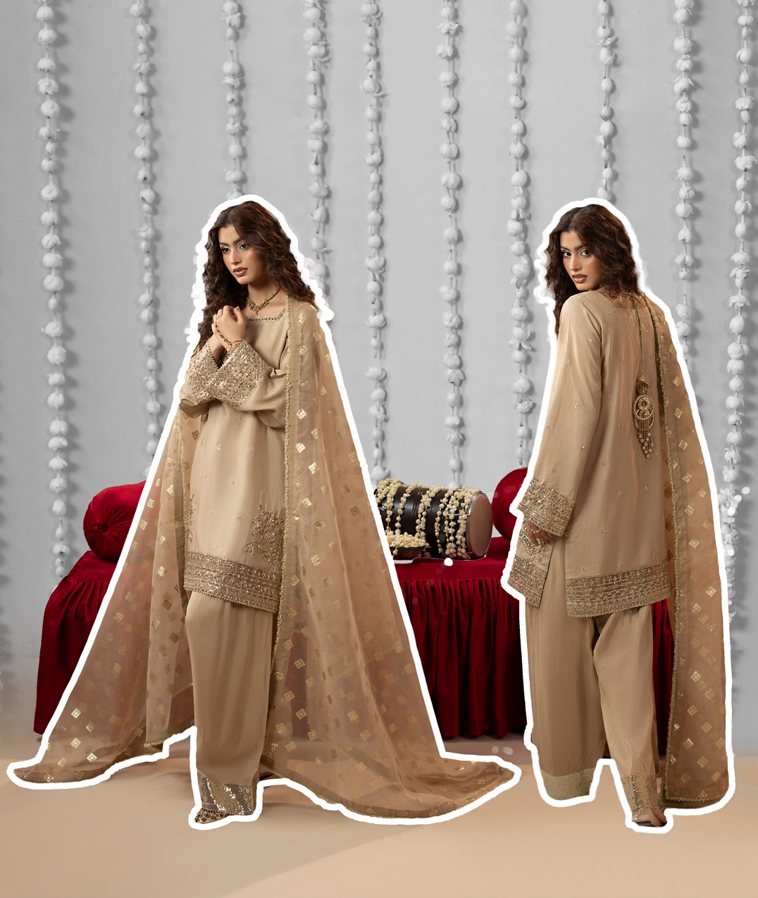 Chamkeli article 2646/A in Warm Taupe / Champagne; catalog image 7.