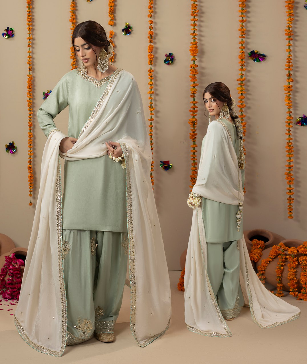 Chamkeli article 2647/A in Pale Sage / Mint; catalog image 6.