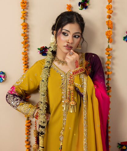 Chamkeli article 2643/A in Mustard Yellow; catalog image 3.