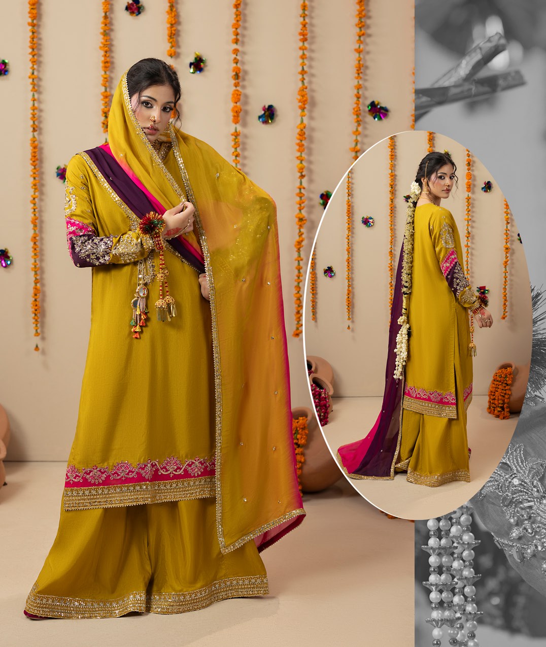 Chamkeli article 2643/A in Mustard Yellow; catalog image 4.