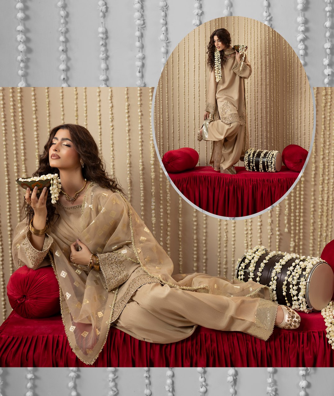 Chamkeli article 2646/A in Warm Taupe / Champagne; catalog image 3.