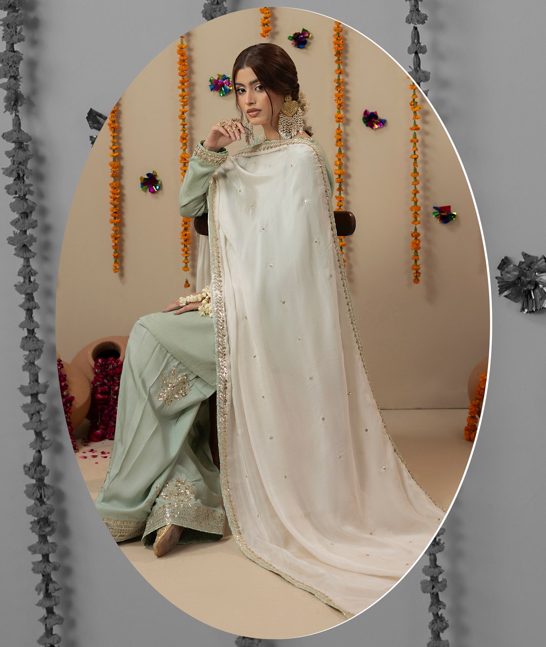 Chamkeli article 2647/A in Pale Sage / Mint; catalog image 5.