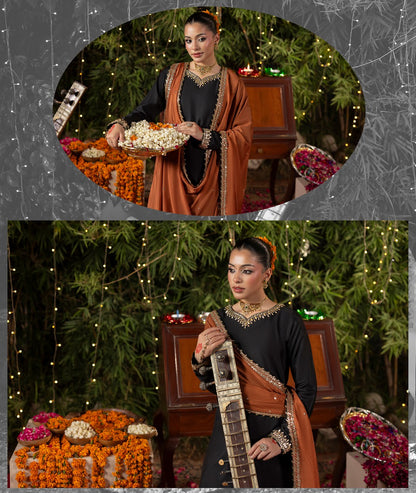 Chamkeli article 2647/B in Black / Rust; catalog image 2.