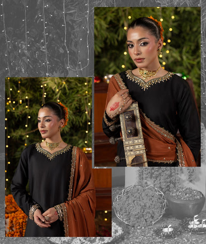 Chamkeli article 2647/B in Black / Rust; catalog image 4.