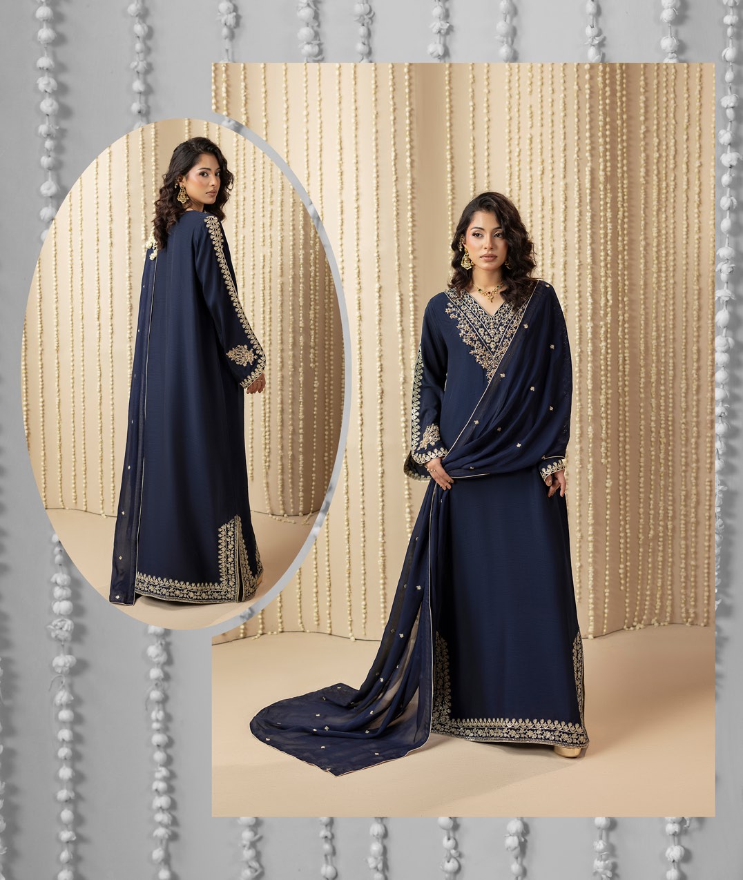 Chamkeli article 2648/A in Navy Blue; catalog image 4.
