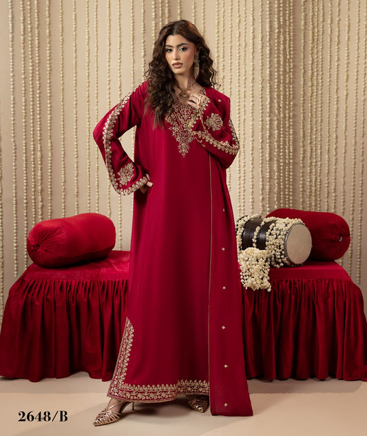 Chamkeli article 2648/B in Deep Crimson; catalog image 1.