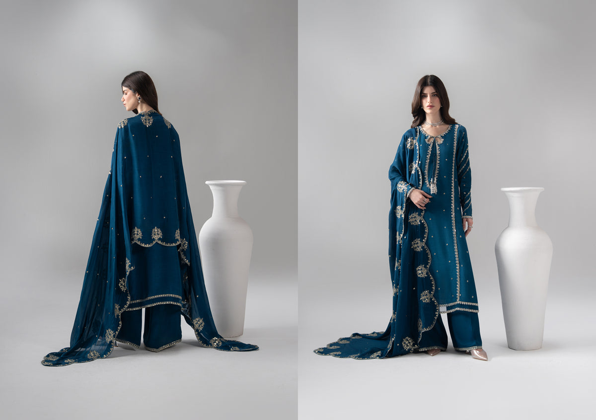 The Silk Edit article 2655/A in Deep Teal; catalog image 2.