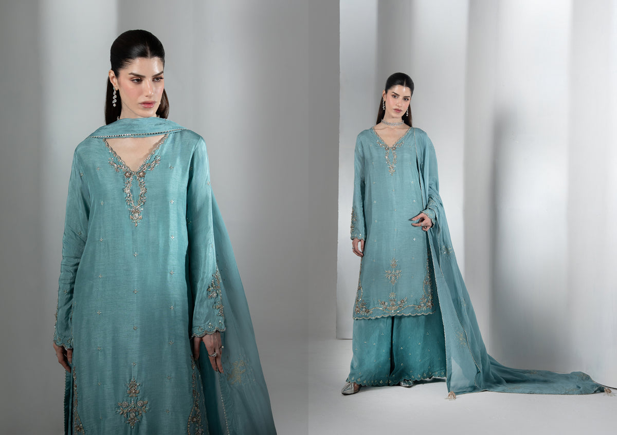 The Silk Edit article 2656/A in Aqua Blue; catalog image 2.