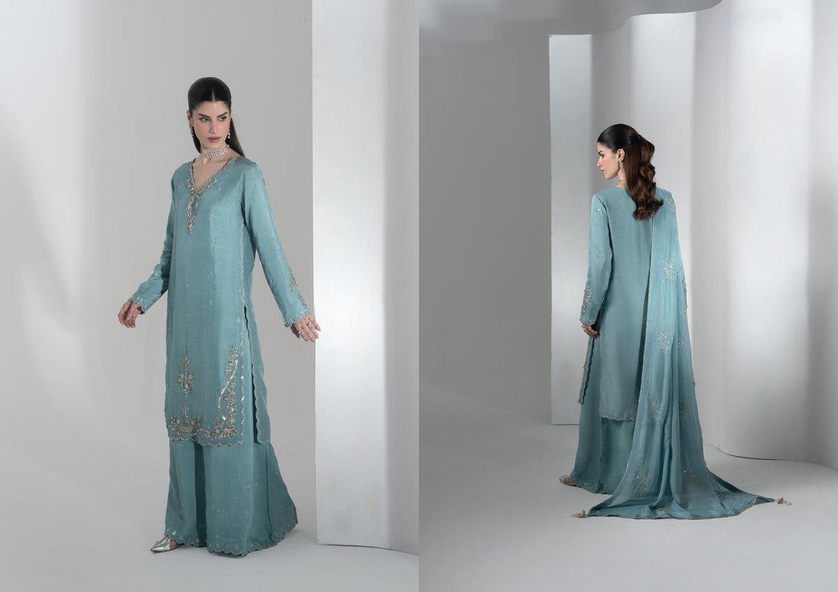 The Silk Edit article 2656/A in Aqua Blue; catalog image 3.