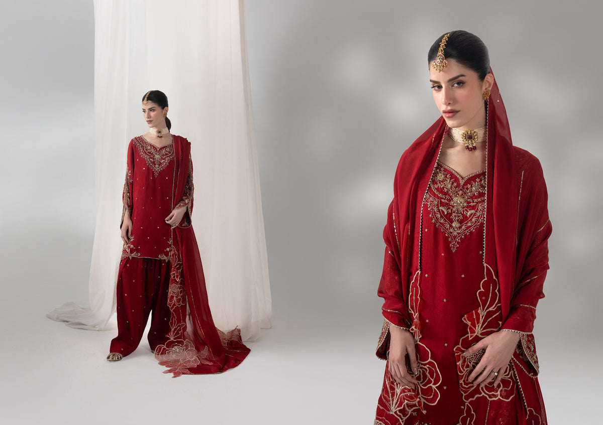 The Silk Edit article 2658/B in Crimson Red; catalog image 2.