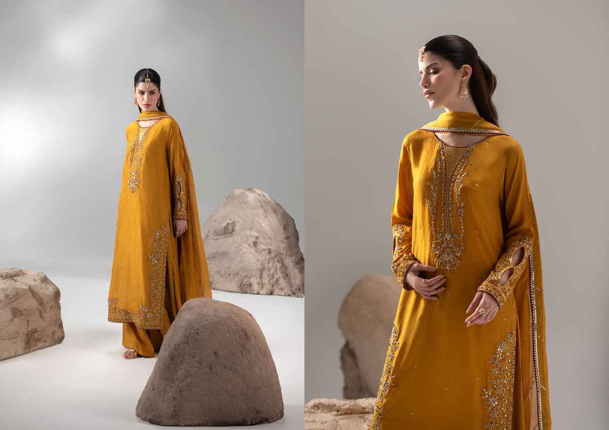 The Silk Edit article 2659/A in Mustard; catalog image 3.
