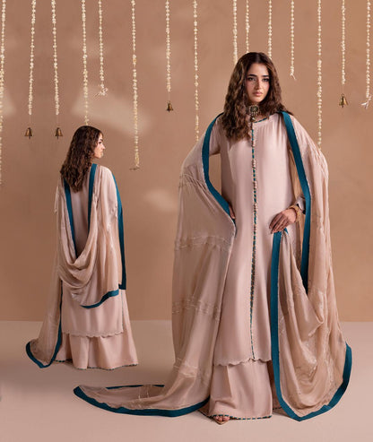 Gotta Kinari article 2662/A in Blush Beige / Teal; catalog image 6.
