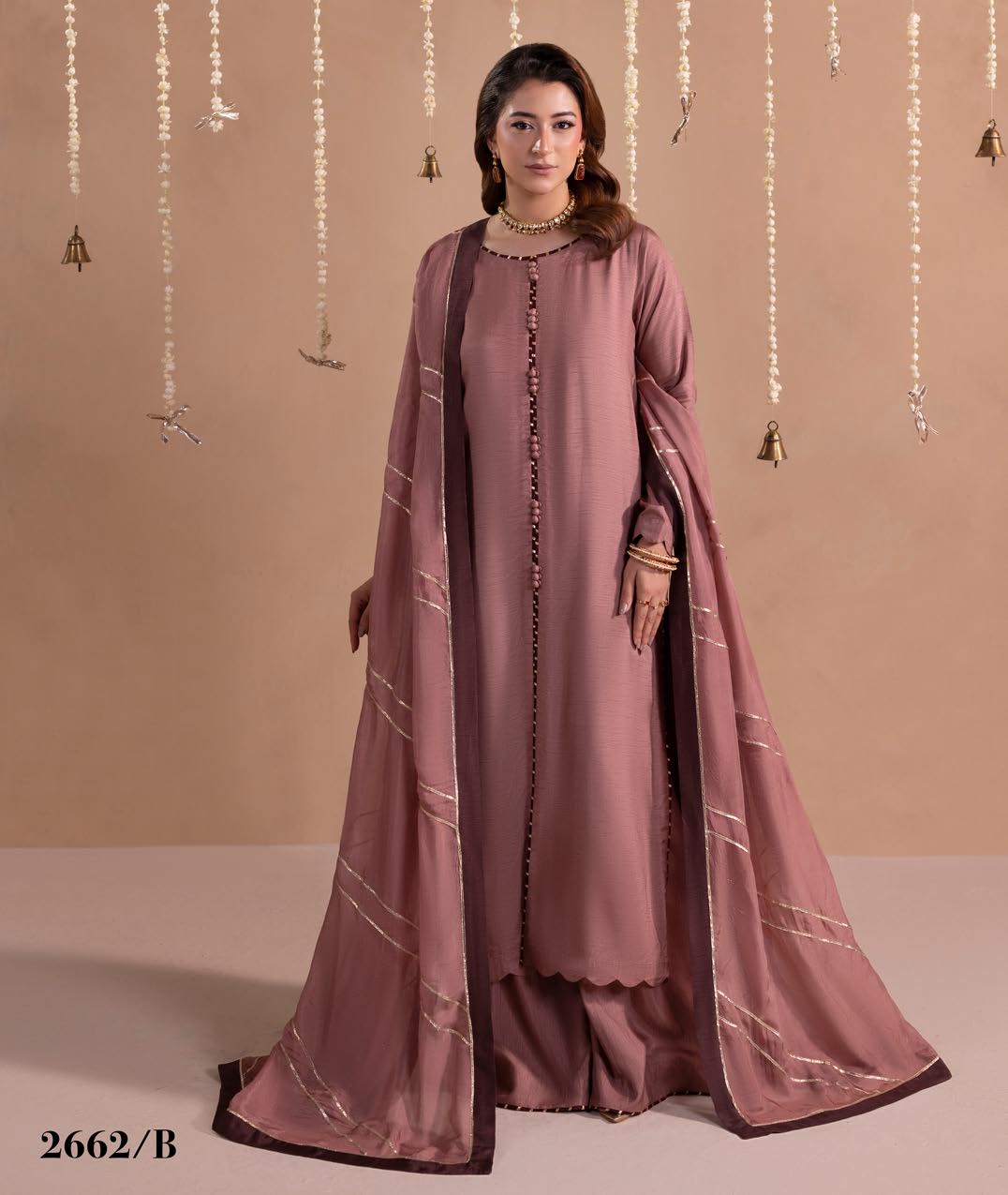 Gotta Kinari article 2662/B in Dusty Mauve; catalog image 1.