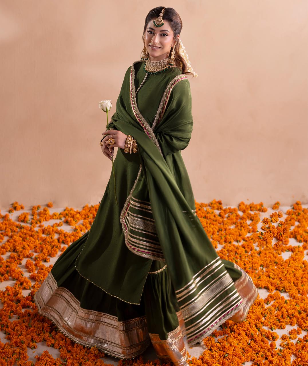 Gotta Kinari article 2663/B in Olive Green; catalog image 3.