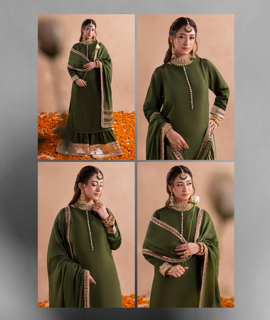 Gotta Kinari article 2663/B in Olive Green; catalog image 4.