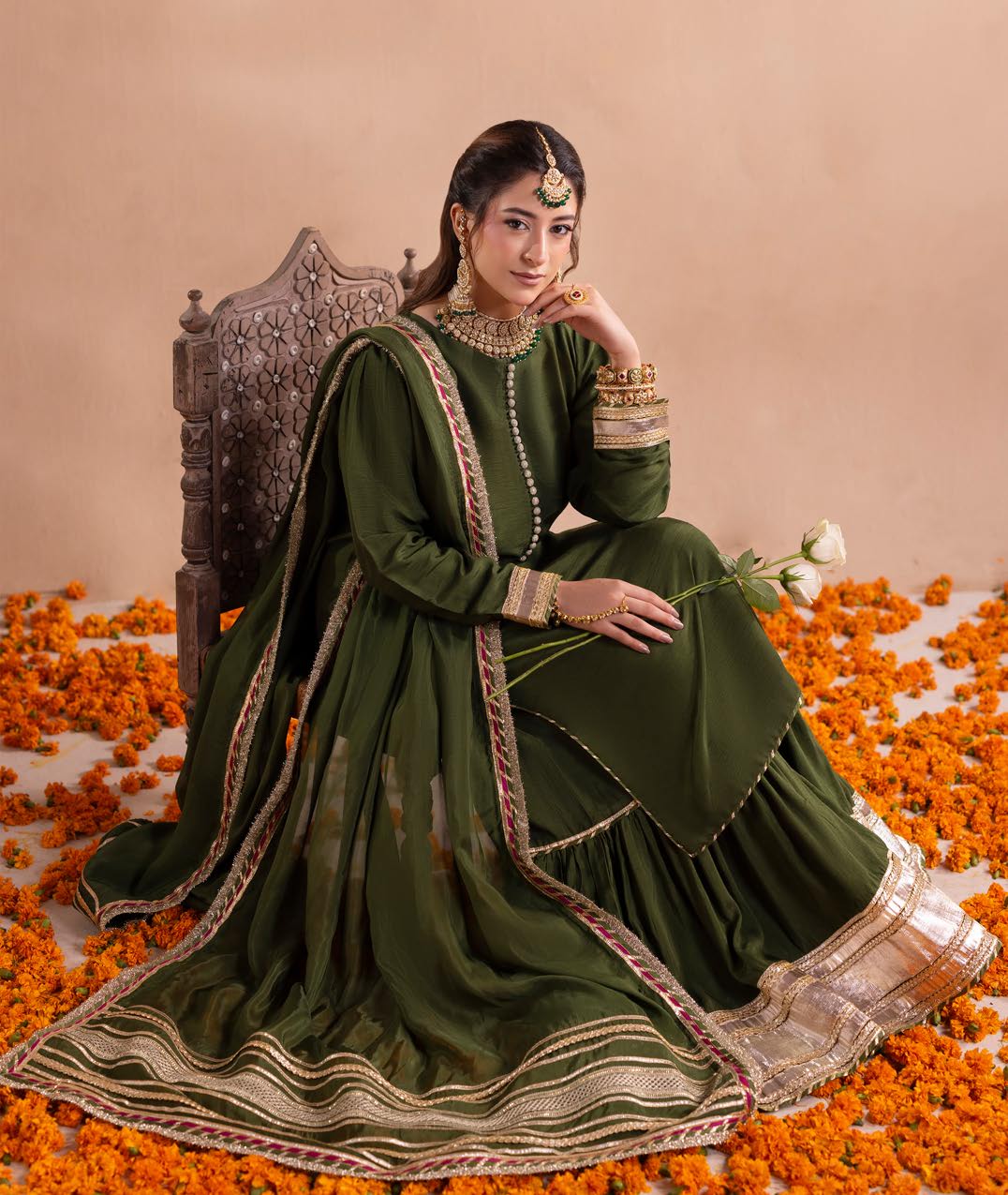 Gotta Kinari article 2663/B in Olive Green; catalog image 5.
