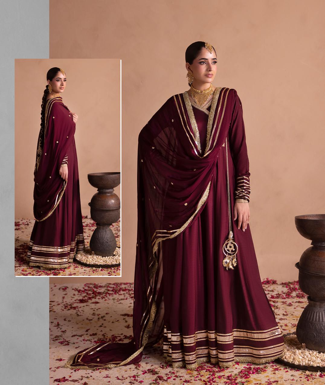 Gotta Kinari article 2665/A in Burgundy; catalog image 6.
