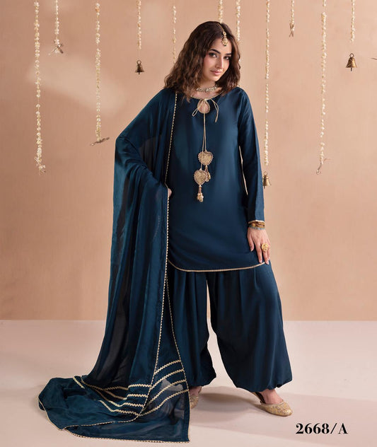 Gotta Kinari article 2668/A in Deep Teal / Petrol; catalog image 1.