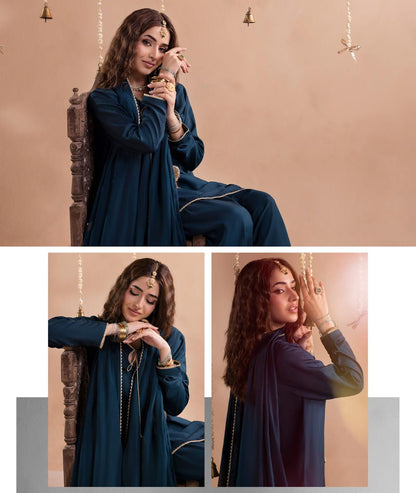 Gotta Kinari article 2668/A in Deep Teal / Petrol; catalog image 4.