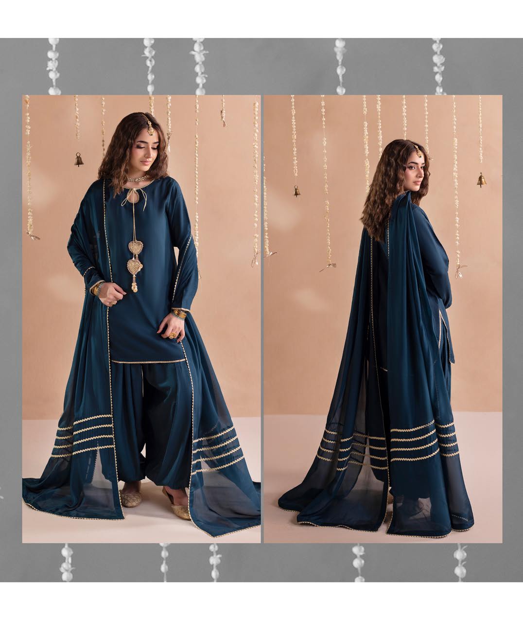 Gotta Kinari article 2668/A in Deep Teal / Petrol; catalog image 7.